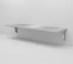 Duke 442-1S 7" D Stainless Shelf/Cutting Board