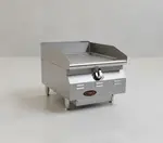 Eagle Group 15'' Countertop Gas Griddle with Manual Controls