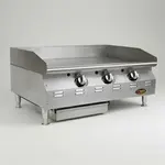 Eagle Group CLAGGDT-36-NG-X RedHots® Chef's Line® 36'' Countertop Gas Griddle
