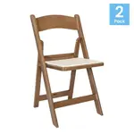 Flash Furniture 2-L-1-WG-RESIN-CHSNT-GG