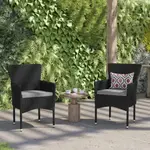 Flash Furniture 2-TW-3WBE074-BK-GG