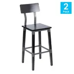 Flash Furniture 2-XU-DG-W0236B-BLK-GG