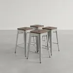 Flash Furniture 4-ET-31320W-24-SV-R-GG