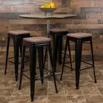 Flash Furniture 4-ET-31320W-30-BK-R-GG
