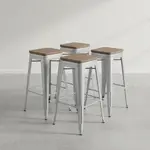 Flash Furniture 4-ET-31320W-30-SV-R-GG