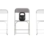 Flash Furniture 4-LE-L-3-W-GY-GG