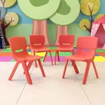 Flash Furniture 4-YU-YCX4-004-RED-GG