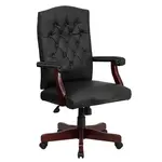 Flash Furniture 801L-LF0005-BK-LEA-GG