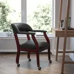 Flash Furniture B-Z100-LF-0005-BK-LEA-GG