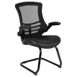 Flash Furniture BL-X-5C-BK-LEA-GG