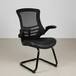 Flash Furniture BL-X-5C-BK-LEA-GG