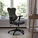 Flash Furniture BL-ZP-806-BK-LEA-GG