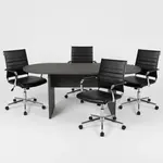 Flash Furniture BLN-6GCGRY595M-BK-GG