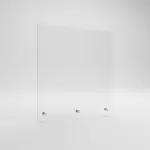 Flash Furniture BR-ASLM-2424-GG Mission Suspended Register Shield/Sneeze Guard