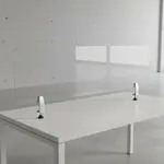 Flash Furniture BR-DDIA-30139-GG Halle Desk Partition - Clear Acrylic