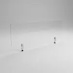 Flash Furniture BR-DDIA-45139-GG Halle Desk Partition - Clear Acrylic