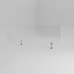 Flash Furniture BR-DDIA-45152-GG Halle Desk Partition