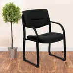 Flash Furniture BT-510-LEA-BK-GG