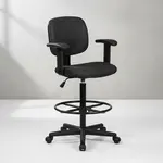 Flash Furniture BT-659-BLK-ARMS-GG