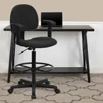 Flash Furniture BT-659-BLK-ARMS-GG