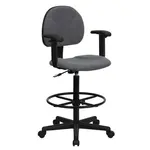 Flash Furniture BT-659-GRY-ARMS-GG