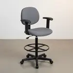 Flash Furniture BT-659-GRY-ARMS-GG