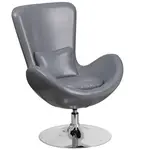 Flash Furniture CH-162430-GY-LEA-GG