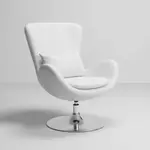 Flash Furniture CH-162430-WH-LEA-GG