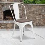 Flash Furniture CH-31230-WH-WD-GG