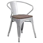 Flash Furniture CH-31270-SIL-WD-GG