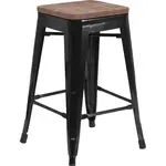 Flash Furniture CH-31320-24-BK-WD-GG