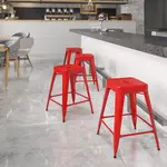 Flash Furniture CH-31320-24-RED-GG