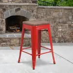 Flash Furniture CH-31320-24-RED-WD-GG
