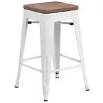 Flash Furniture CH-31320-24-WH-WD-GG