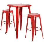 Flash Furniture CH-31330B-2-30SQ-RED-GG