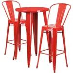 Flash Furniture CH-51080BH-2-30CAFE-RED-GG