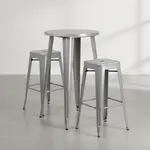 Flash Furniture CH-51080BH-2-30SQST-SIL-GG