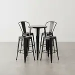 Flash Furniture CH-51080BH-4-30CAFE-BK-GG