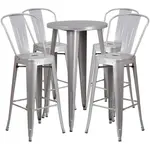 Flash Furniture CH-51080BH-4-30CAFE-SIL-GG