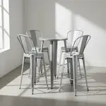 Flash Furniture CH-51080BH-4-30CAFE-SIL-GG