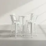 Flash Furniture CH-51080BH-4-30CAFE-WH-GG