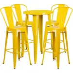 Flash Furniture CH-51080BH-4-30CAFE-YL-GG