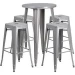 Flash Furniture CH-51080BH-4-30SQST-SIL-GG