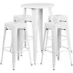Flash Furniture CH-51080BH-4-30SQST-WH-GG