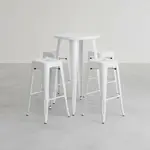 Flash Furniture CH-51080BH-4-30SQST-WH-GG