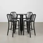 Flash Furniture CH-51080BH-4-30VRT-BK-GG