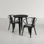 Flash Furniture CH-51080TH-2-18ARM-BK-GG