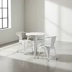 Flash Furniture CH-51080TH-2-18ARM-WH-GG