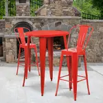 Flash Furniture CH-51090BH-2-30CAFE-RED-GG