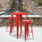 Flash Furniture CH-51090BH-2-30SQST-RED-GG